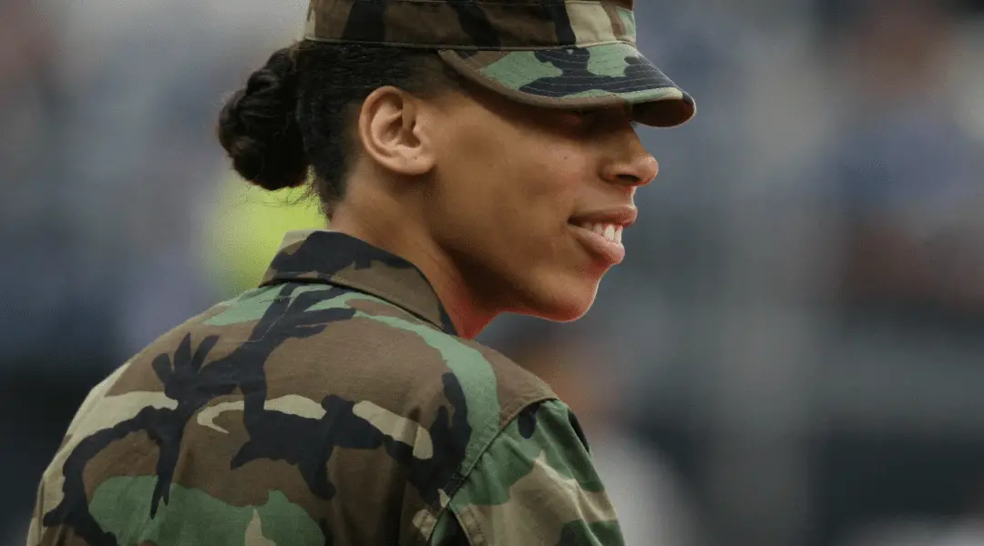 Female Soldier in Uniform US Army Basic