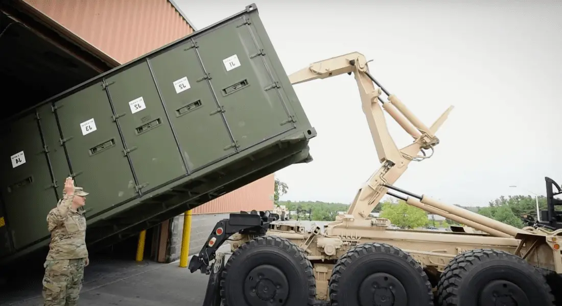 Lifting Container Automated Logistical Specialist USArmy Basic