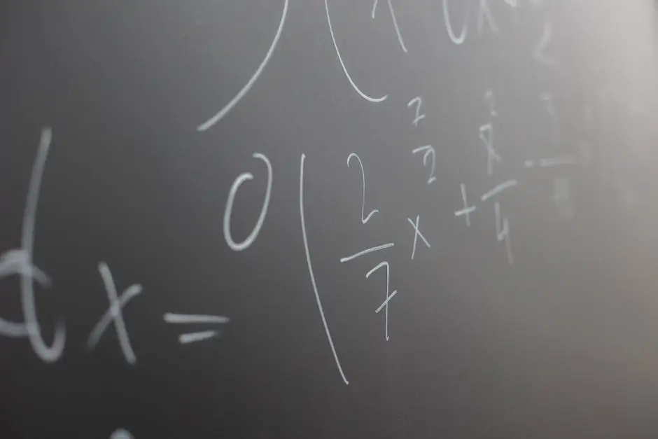 Illustration of a person solving a word problem with mathematical equations and formulas, representing the topic of ASVAB word problem-solving.
