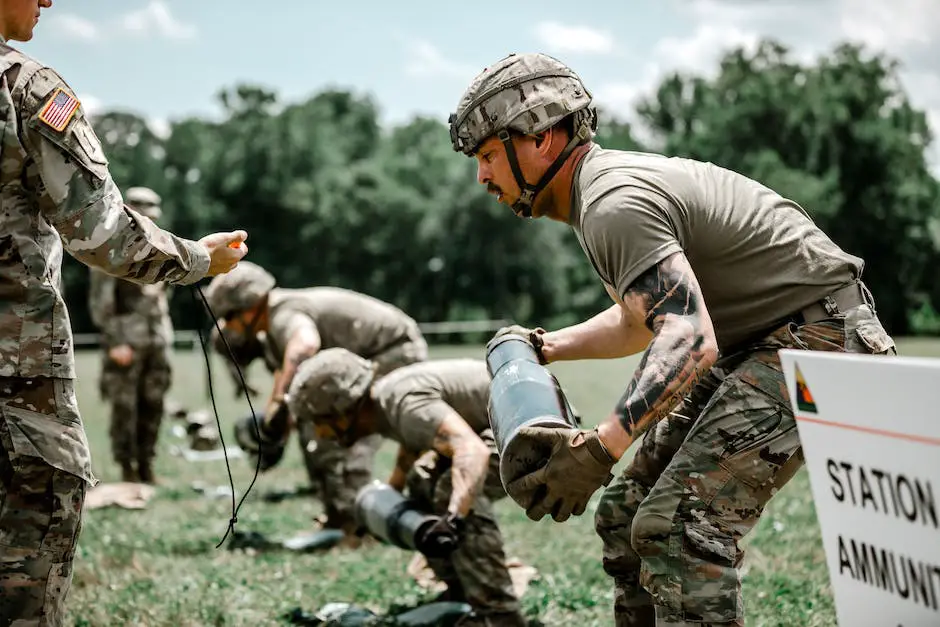 Image showing soldiers engaged in physical training activities